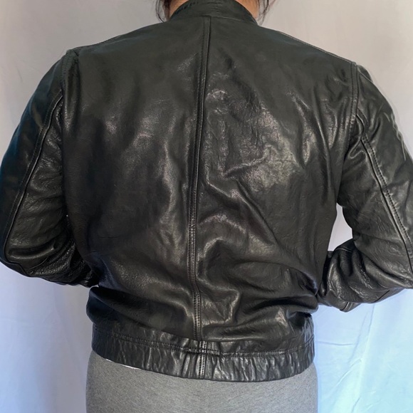 Women’s Lucky Brand Leather Jacket - Picture 4 of 4